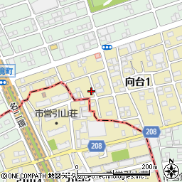 愛知県名古屋市守山区向台1丁目610周辺の地図