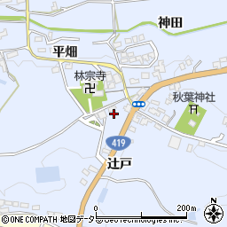 愛知県豊田市藤岡飯野町辻戸周辺の地図