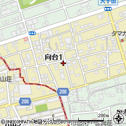 愛知県名古屋市守山区向台1丁目1212周辺の地図