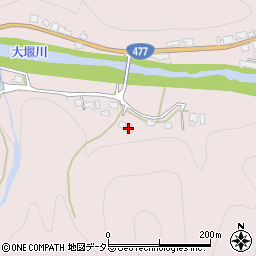 京都府京都市右京区京北井戸町甘ケ市107周辺の地図