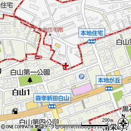 愛知県尾張旭市緑町緑ケ丘5-2周辺の地図