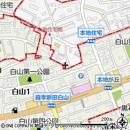 愛知県尾張旭市緑町緑ケ丘5周辺の地図