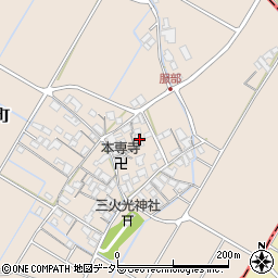 滋賀県彦根市服部町336周辺の地図