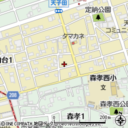 愛知県名古屋市守山区向台1丁目2215周辺の地図