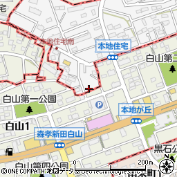 愛知県尾張旭市緑町緑ケ丘1-8周辺の地図