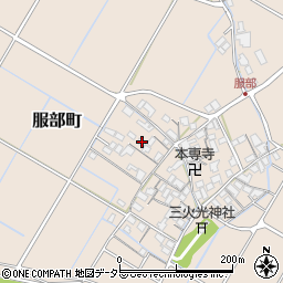 滋賀県彦根市服部町263周辺の地図