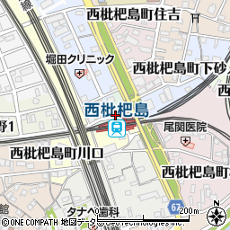 愛知県清須市西枇杷島町日之出周辺の地図