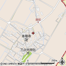 滋賀県彦根市服部町343周辺の地図