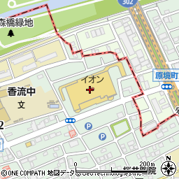 スガキヤイオン名古屋東店周辺の地図
