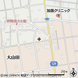 愛知県愛西市草平町新開176周辺の地図