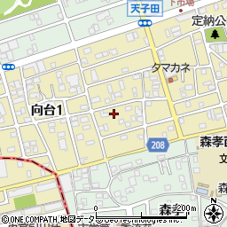 愛知県名古屋市守山区向台1丁目2304周辺の地図