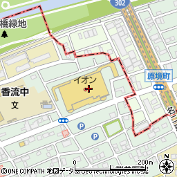 十六銀行イオン名古屋東店 ＡＴＭ周辺の地図
