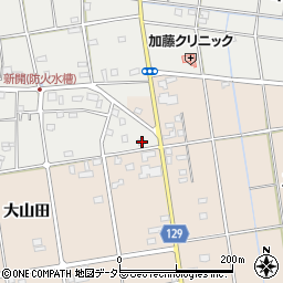 愛知県愛西市草平町新開179周辺の地図