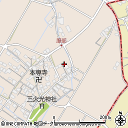 滋賀県彦根市服部町360周辺の地図