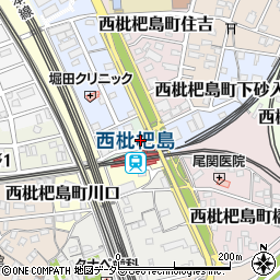 ニューヤマザキデイリーストア西枇杷島駅前店周辺の地図