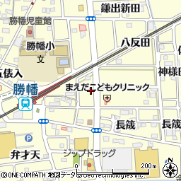 愛知県愛西市勝幡町駅東113周辺の地図