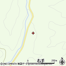岡山県美作市右手2036周辺の地図