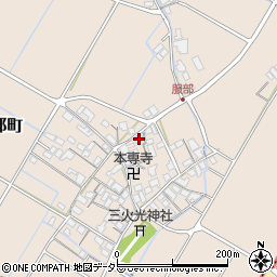 滋賀県彦根市服部町301周辺の地図