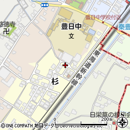 滋賀県犬上郡豊郷町杉17-12周辺の地図