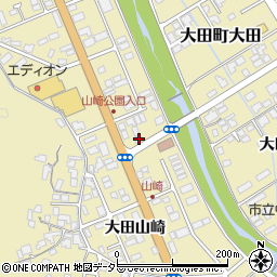 島根県大田市大田町大田山崎ロ-1177-16周辺の地図