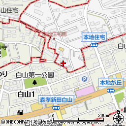愛知県尾張旭市緑町緑ケ丘6周辺の地図