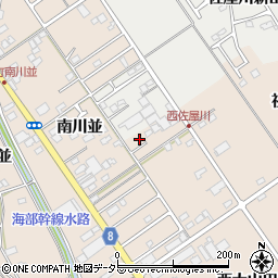 愛知県愛西市町方町西祖父池42周辺の地図