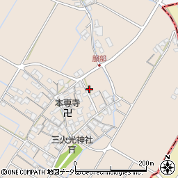 滋賀県彦根市服部町344周辺の地図