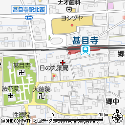甚目寺駅南自転車駐車場周辺の地図