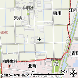 愛知県愛西市佐折町東川140周辺の地図