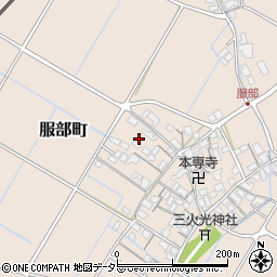 滋賀県彦根市服部町265周辺の地図