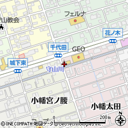 名古屋千代田郵便局周辺の地図