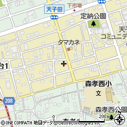 愛知県名古屋市守山区向台1丁目2205周辺の地図