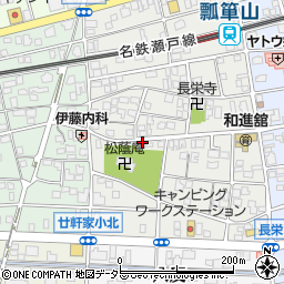 愛知県名古屋市守山区長栄周辺の地図