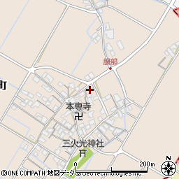 滋賀県彦根市服部町339周辺の地図