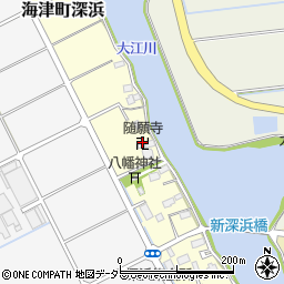 随願寺周辺の地図