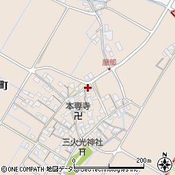 滋賀県彦根市服部町340周辺の地図
