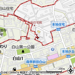 愛知県尾張旭市緑町緑ケ丘6-1周辺の地図