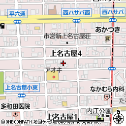 愛知県名古屋市西区上名古屋4丁目8-23周辺の地図