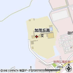 愛知県立加茂丘高等学校周辺の地図