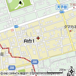 愛知県名古屋市守山区向台1丁目1403周辺の地図