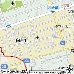 愛知県名古屋市守山区向台1丁目2002周辺の地図