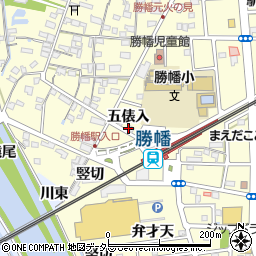 名鉄協商勝幡駅前第２駐車場周辺の地図