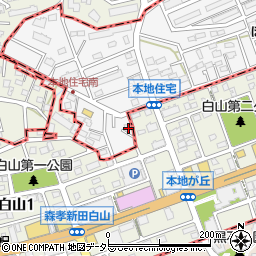 愛知県尾張旭市緑町緑ケ丘2周辺の地図