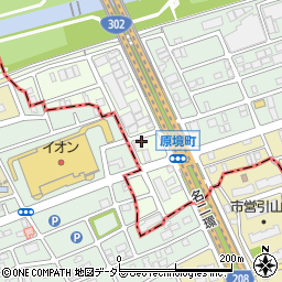 愛知県名古屋市守山区原境町周辺の地図