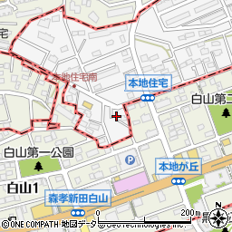 愛知県尾張旭市緑町緑ケ丘2-11周辺の地図