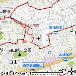 愛知県尾張旭市緑町緑ケ丘8周辺の地図
