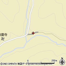 京都府南丹市日吉町生畑中ノ前周辺の地図