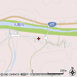 京都府京都市右京区京北井戸町甘ケ市103-1周辺の地図