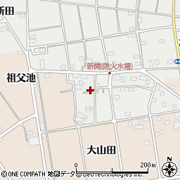 愛知県愛西市草平町新開126周辺の地図