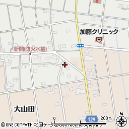 愛知県愛西市草平町新開168周辺の地図